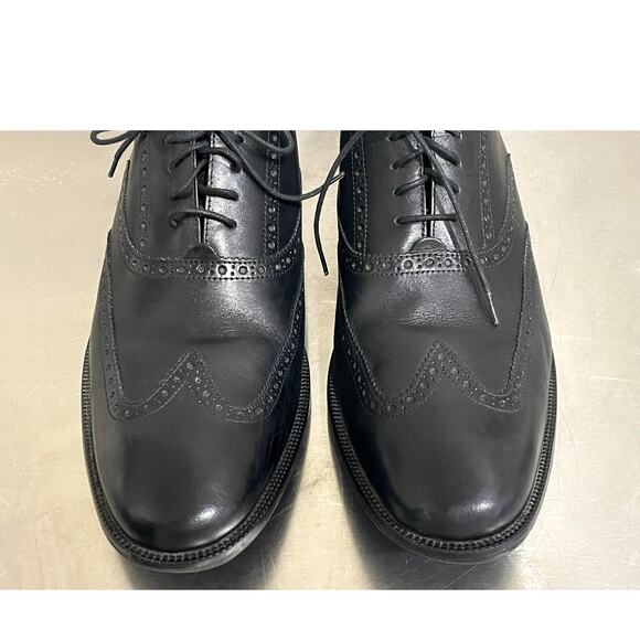 Cole Haan Batlin Oxford Wingtip Black Leather Dress Shoes Men\'s Sz 13 main image 5